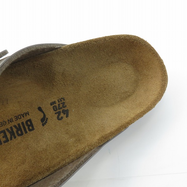 実際に弊社で買取させて頂いた【未使用】BIRKENSTOCK/ビルケンシュトック Arizona/アリゾナ サンダル エナメル 27の画像 4枚目