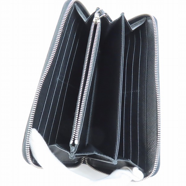 実際に弊社で買取させて頂いたPRADA/プラダ サフィアーノ ラウンドジップウォレット 長財布 2ML317の画像 3枚目