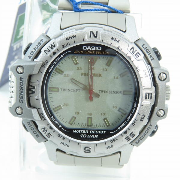 実際に弊社で買取させて頂いたCASIO/カシオ PROTREK プロトレック デジアナ チタンバンド PRT-500T-7A【動作未確認】 