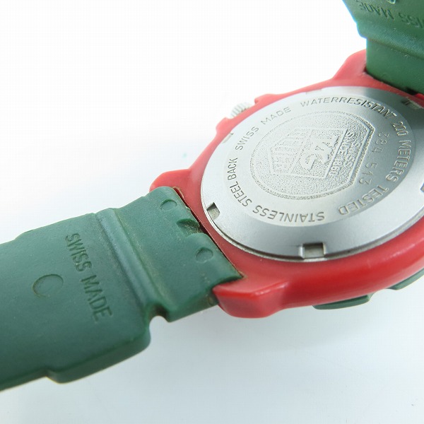 実際に弊社で買取させて頂いたTAG HEUER/タグホイヤー プロフェッショナル 200M  クォーツ デイト 腕時計 384.513【動作未確認】の画像 6枚目