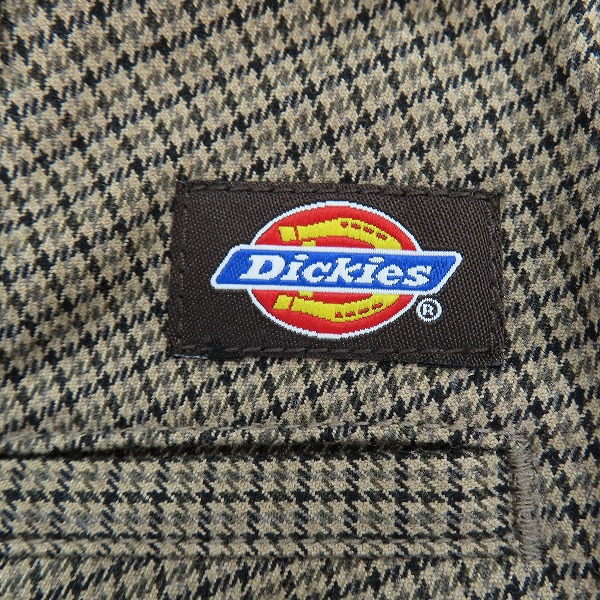実際に弊社で買取させて頂いたnano universe×DICKIES/ナノユニバース×ディッキーズ ハウンドトゥースベルテッド1タックパンツ 183M40NU02/Mの画像 6枚目
