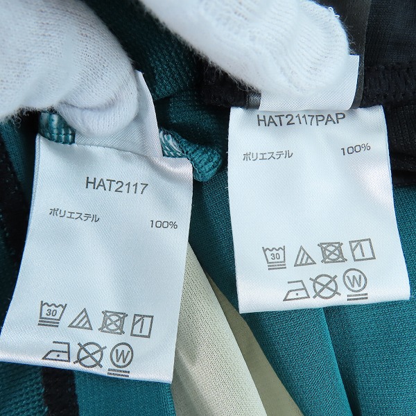 実際に弊社で買取させて頂いた【未使用】hummel/ヒュンメル ジャージ/セットアップ HAT2117/HAT2117PAP/グリーン/ブラック/Lの画像 4枚目