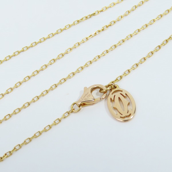 実際に弊社で買取させて頂いたCartier/カルティエ フォルサチェーン ネックレス/ロゴプレートネックレス AU750/K18