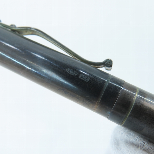 実際に弊社で買取させて頂いたYARD・O・LED/ヤード・オ・レッド SILVER925/シルバー925/銀無垢/ヴィンテージ キャップ式万年筆 ペン先 18ct/K18の画像 3枚目