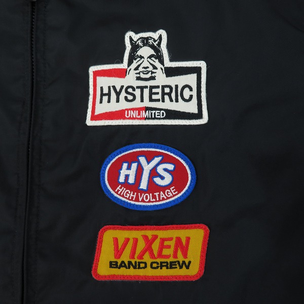 実際に弊社で買取させて頂いたHYSTERIC GLAMOUR/ヒステリックグラマー HG SPARKSアップリケレーシングジャケット 02201AB02/Mの画像 5枚目