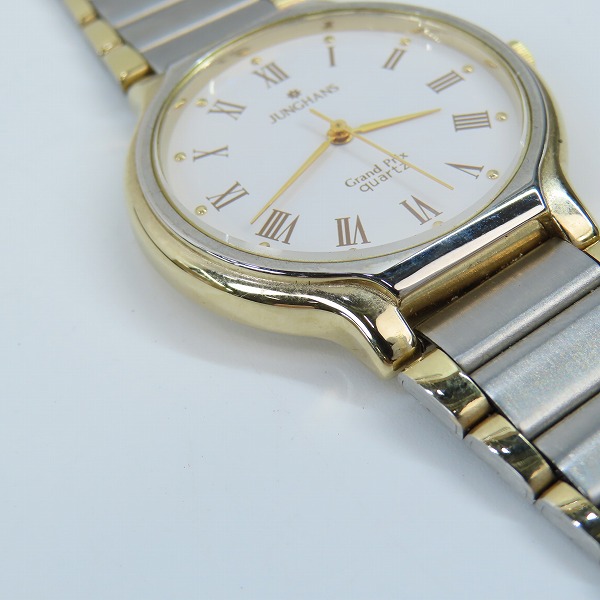 実際に弊社で買取させて頂いたJUNGHANS/ユンハンス QUARTZ/クォーツ 腕時計 MS-J-0114M【動作未確認】の画像 5枚目