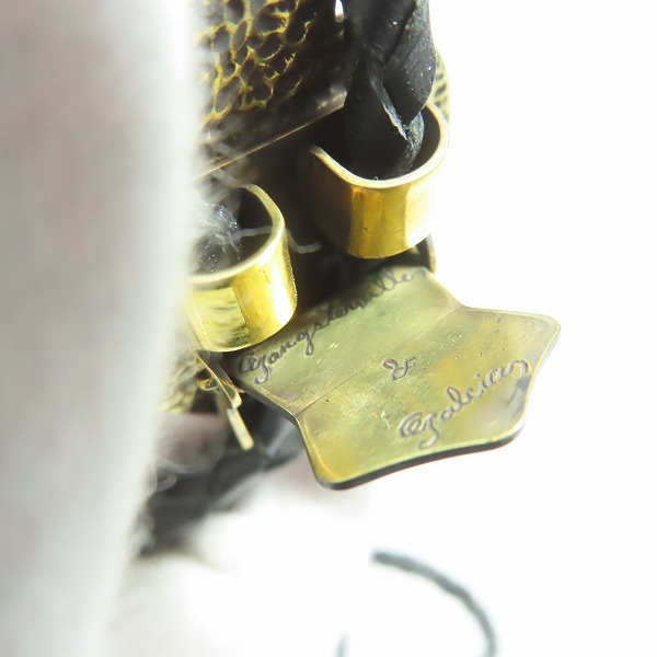 実際に弊社で買取させて頂いた(2)Gangsterville×galcia/ギャングスタービル×ガルシア TWO FACE/ダブルフェイス BOLO TIE/ボロタイ/ループタイ ブラス/真鍮の画像 6枚目