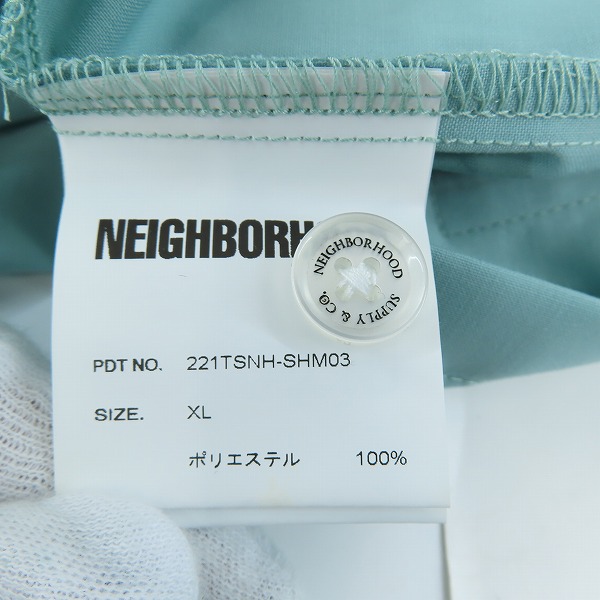 実際に弊社で買取させて頂いたNEIGHBORHOOD/ネイバーフッド 22SS PIPING/E-SHIRT/パイピング オープンカラー 半袖シャツ 221TSNH-SHM03/XLの画像 6枚目