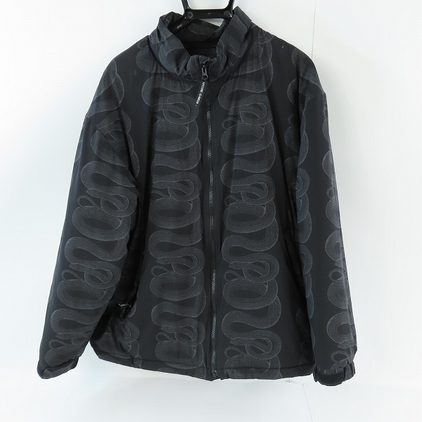 実際に弊社で買取させて頂いたHYSTERIC GLAMOUR/ヒステリックグラマー 23AW SNAKE LOOP柄スタンドカラージャケット 02233AB14 L 