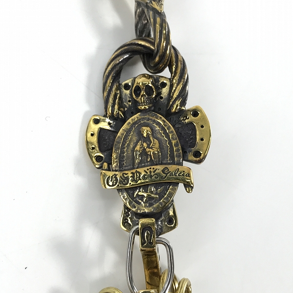 実際に弊社で買取させて頂いたGANGSTERVILLE×Galcia/ギャングスタービル×ガルシア DEVIL/デビル ウォレットチェーン ブラス/真鍮の画像 3枚目