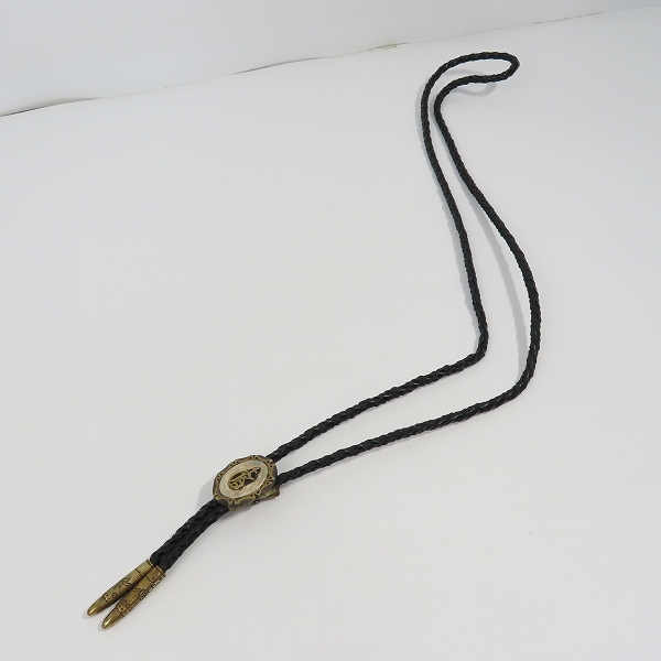 実際に弊社で買取させて頂いた（1）GANGSTERVILLE×Galcia/ギャングスタービル×ガルシア G ループタイ/ボロタイ/ブラス/シルバーの画像 6枚目