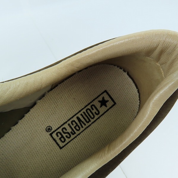 実際に弊社で買取させて頂いた【未使用】CONVERSE/コンバース ONE STAR GRAIN OX ワンスター /BROWN/9.5の画像 4枚目
