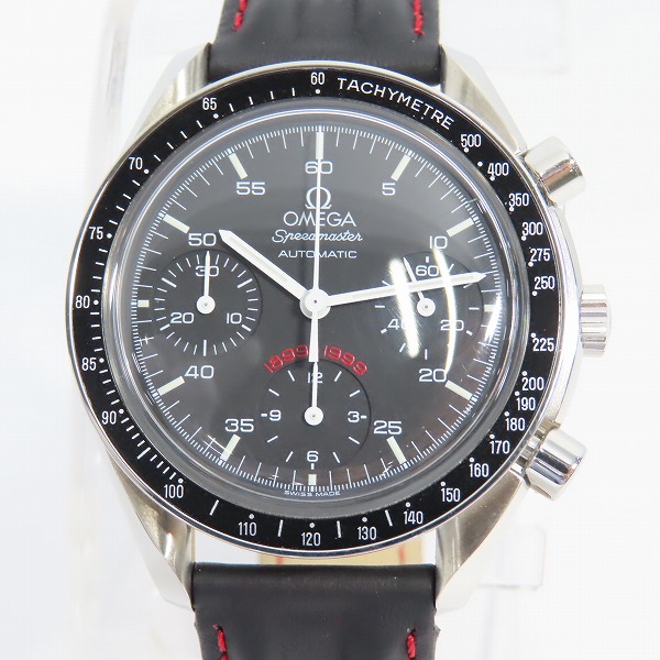 実際に弊社で買取させて頂いた【ギャラ付】OMEGA/オメガ スピードマスター ACミラン 100周年記念モデル/限定1999本 自動巻 腕時計 3810.51