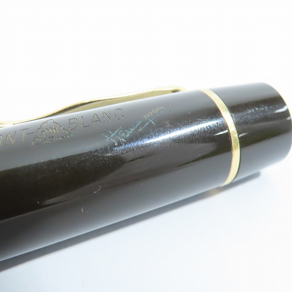 実際に弊社で買取させて頂いた(2)MONTBLANC/モンブラン 作家シリーズ ヘミングウェイ マイスターシュテュック 万年筆ペン先18K-750の画像 8枚目
