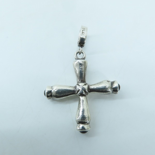 実際に弊社で買取させて頂いた【証明書付】Loree Rodkin/ローリーロドキン クロスペンダントトップ/チャーム ブラックオニキスの画像 4枚目