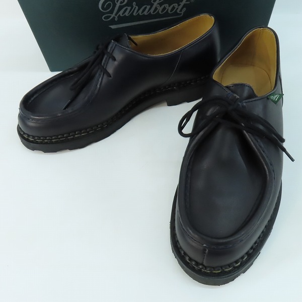 実際に弊社で買取させて頂いたPARABOOT/パラブーツ MICHAEL MARCHE Ⅱ/ミカエル レザー チロリアンシューズ 715610/42