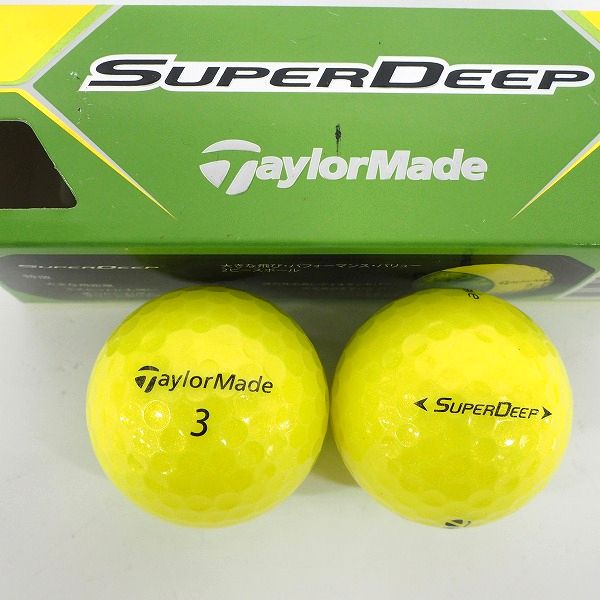 実際に弊社で買取させて頂いた【未使用】TaylorMade/テーラーメイド SUPER DEEP・DISTANCE・GLOIRE UD・BLACK ゴルフボール 5スリーブ 計15個の画像 1枚目
