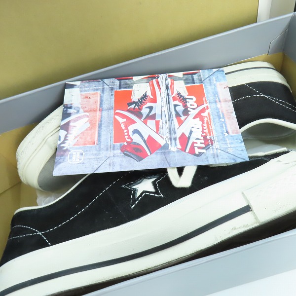 実際に弊社で買取させて頂いたSOMA×Converse/ソーマ×コンバース One Star J VTG Suede TimeLine "Black/Grey" ワンスター スエード 35200610/28の画像 7枚目