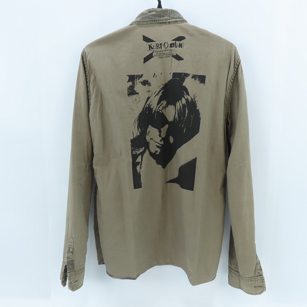 実際に弊社で買取させて頂いたHYSTERIC GLAMOUR/ヒステリックグラマー KURT COBAIN/カートコバーン リバーシブル シャツ 4AH-1653/Lの画像 3枚目