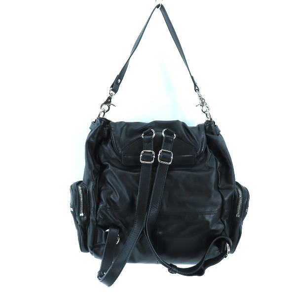 実際に弊社で買取させて頂いたHYSTERIC GLAMOUR/ヒステリックグラマー レザー 2way ショルダーバッグ リュック バックパック の画像 1枚目