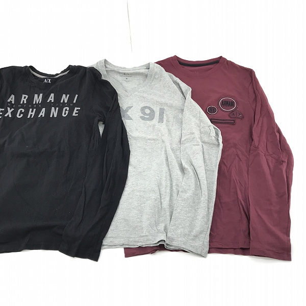 実際に弊社で買取させて頂いた【おまとめ】ARMANI EXCHANGE/アルマーニエクスチェンジ プリント/刺繍 カットソーの画像 1枚目