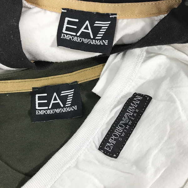 実際に弊社で買取させて頂いた【おまとめ】EMPORIO ARMANI/エンポリオアルマーニ イーグルロゴ入り 半袖 Tシャツ/ノースリーブ カットソーの画像 2枚目