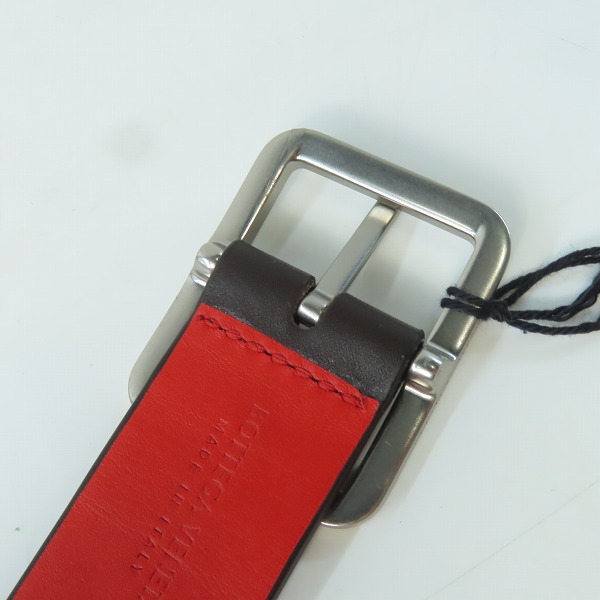 実際に弊社で買取させて頂いた【未使用】BOTTEGA VENETA/ボッテガヴェネタ Reversible Belt/リバーシブルベルト 649371 VA9B0の画像 2枚目