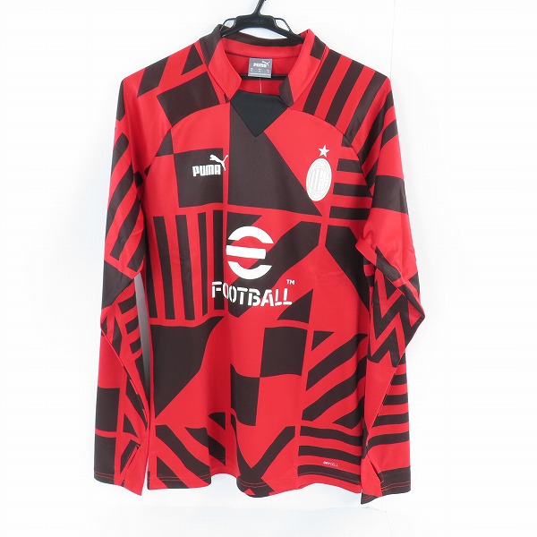 実際に弊社で買取させて頂いた(2)【未使用】PUMA/プーマ ACミラン 22/23 プレマッチ ニットトップ 長袖Tシャツ 767550-06 M