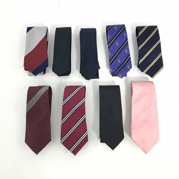 実際に弊社で買取させて頂いた【おまとめ】ALL BLACKS/オールブラックス FENDI/フェンディ ozie/オジエ 等 ネクタイ