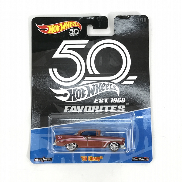 実際に弊社で買取させて頂いた【おまとめ3点/未開封】Hot Wheels /ホットウィール 50周年記念 CHEVY '56/71 AMC JAVELINの画像 1枚目