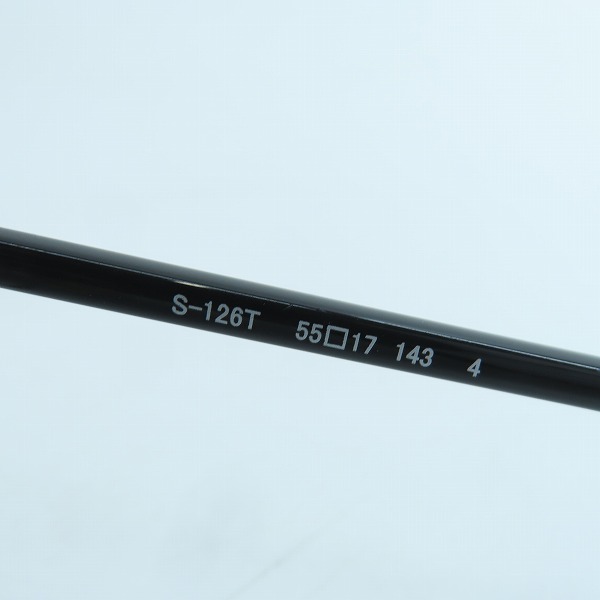 実際に弊社で買取させて頂いた999.9/フォーナインズ メガネフレーム アイウェア S-126Tの画像 5枚目