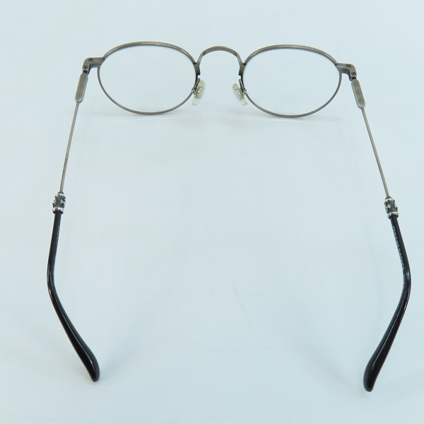 実際に弊社で買取させて頂いたCHROME HEARTS/クロムハーツ JUCIFER 1/ラウンド型/丸型 眼鏡/メガネフレーム ASの画像 2枚目