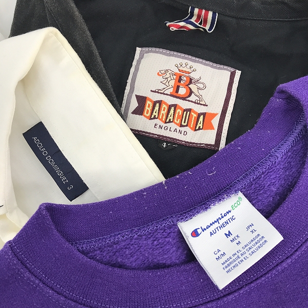 実際に弊社で買取させて頂いた【おまとめ】アドルフォドミンゲス/バラクータ/チャンピオン 等 長袖シャツ/ベスト/スウェット 他の画像 1枚目