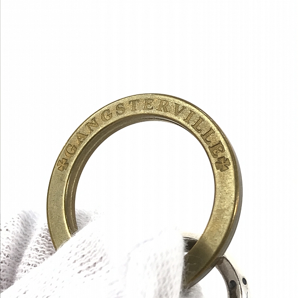 実際に弊社で買取させて頂いたGANGSTERVILLE×Galcia/ギャングスタービル×ガルシア スワロー キーホルダー シルバーの画像 5枚目