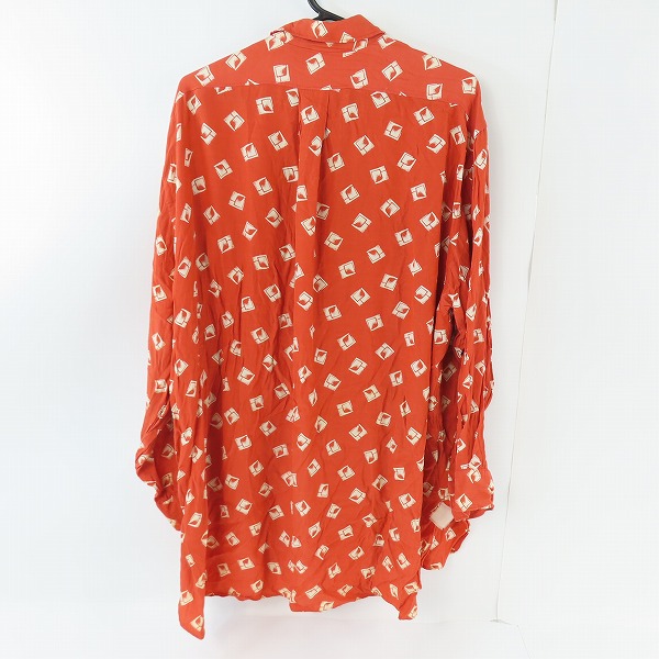 実際に弊社で買取させて頂いたGIORGIO ARMANI/ジョルジオアルマーニ 総柄 長袖シャツ 15-3/4 40の画像 1枚目
