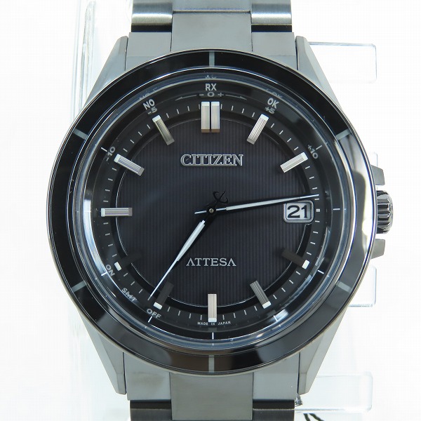 実際に弊社で買取させて頂いたCITIZEN/シチズン ACT Line/アクトライン　アテッサ ブラックチタン エコドライブ 腕時計 CB3035-72Eの画像 1枚目