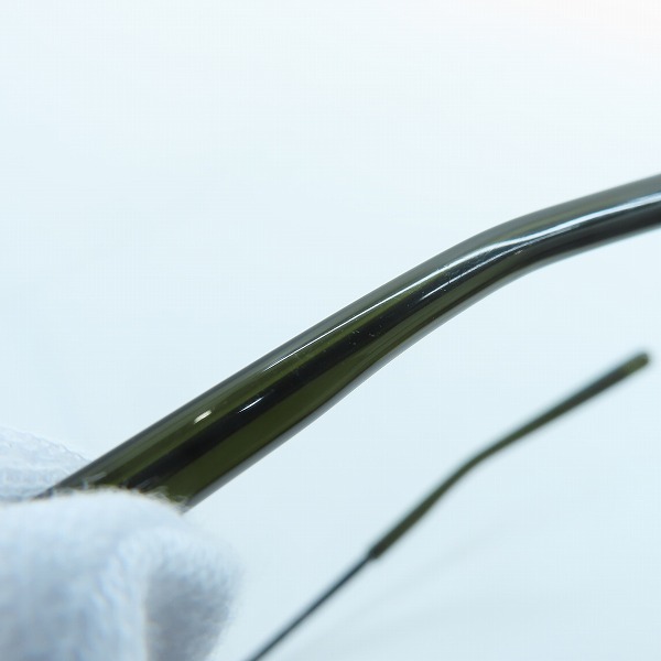 実際に弊社で買取させて頂いた999.9/フォーナインズ メガネフレーム アイウェア M-68の画像 8枚目