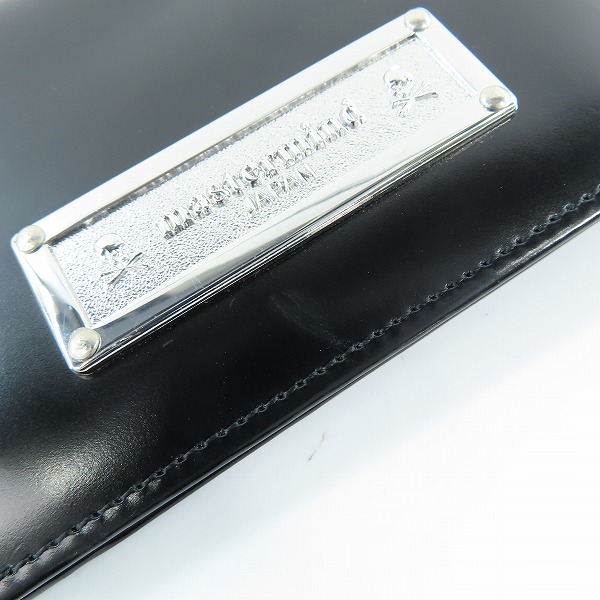 実際に弊社で買取させて頂いたmastermind/マスターマインド×PORTER/ポーター カード レザーケースの画像 7枚目