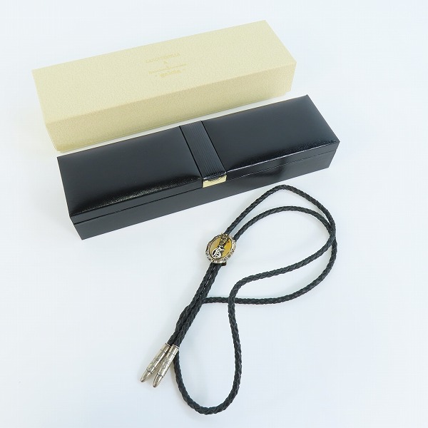 実際に弊社で買取させて頂いたGANGSTERVILLE×Galcia/ギャングスタービル×ガルシア G ループタイ/ボロタイ/ブラス/シルバーの画像 7枚目