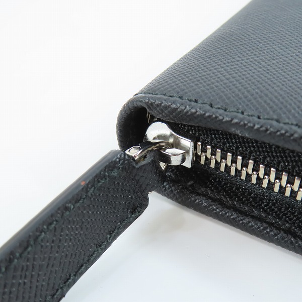 実際に弊社で買取させて頂いたMONTBLANC/モンブラン ラウンドジップ レザー ペンケースの画像 5枚目