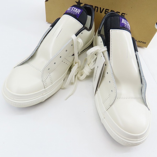 実際に弊社で買取させて頂いた【未使用】CONVERSE/コンバース ONE STAR J WHT/PUR/10.5
