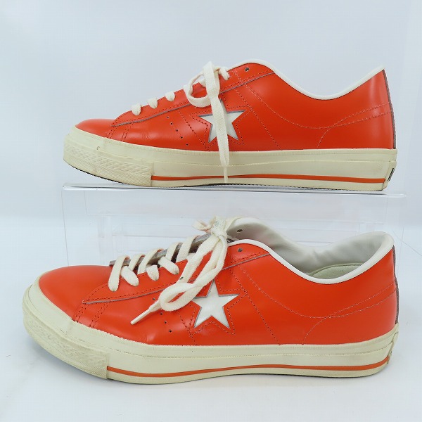 実際に弊社で買取させて頂いたCONVERSE/コンバース ONE STAR ワンスター タケオキクチ TK03 OX ORANGE/27.5の画像 3枚目