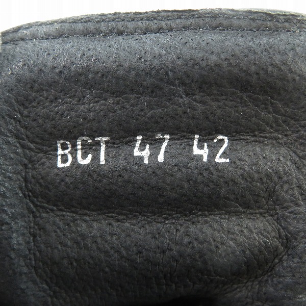 実際に弊社で買取させて頂いたNEIL BARRETT/ニールバレット 両サイドジップ レザースニーカー 5211483054/42の画像 5枚目