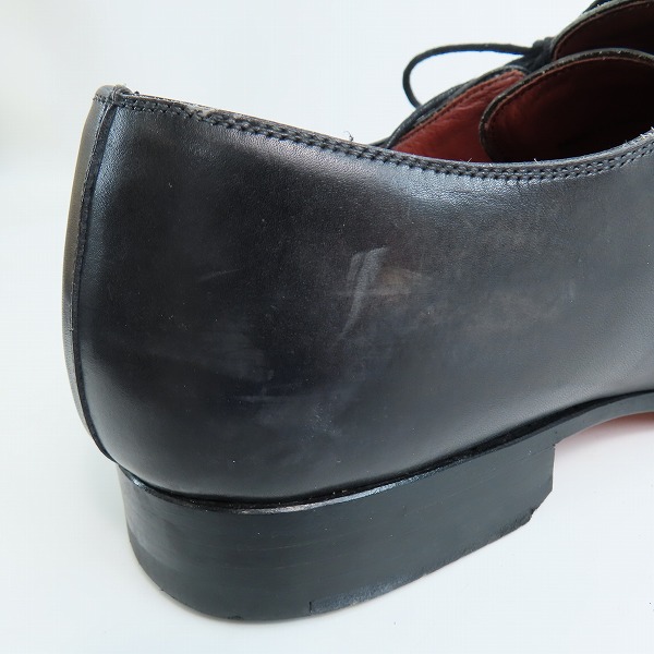 実際に弊社で買取させて頂いたMAGNANNI/マグナーニ レザー サイドレース シューズ ブラック 15024/41の画像 6枚目