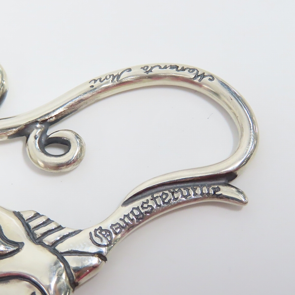 実際に弊社で買取させて頂いた（1）GANGSTERVILLE×Galcia/ギャングスタービル×ガルシア スワロー キーホルダー シルバーの画像 4枚目