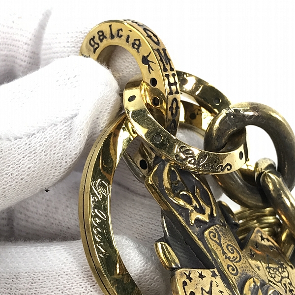 実際に弊社で買取させて頂いたGANGSTERVILLE×Galcia/ギャングスタービル×ガルシア DEVIL/デビル ウォレットチェーン ブラス/真鍮の画像 5枚目