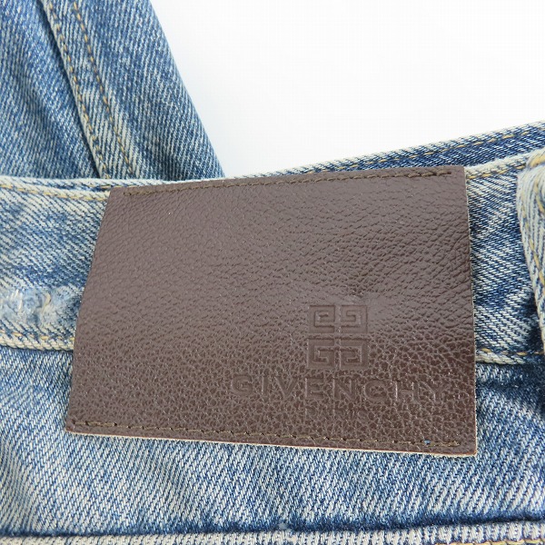実際に弊社で買取させて頂いた【JPタグ】GIVENCHY/ジバンシー ダメージ デニム パンツ/ジーンズ BM503F5050/31 の画像 2枚目