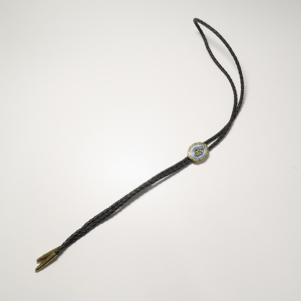 実際に弊社で買取させて頂いたGANGSTERVILLE×Galcia/ギャングスタービル×ガルシア G ループタイ/ボロタイ/ブラス/シルバーの画像 5枚目