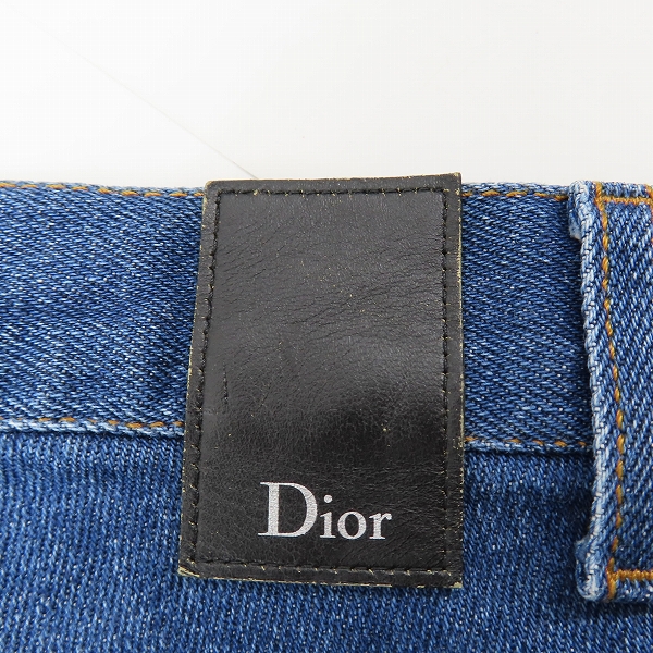 実際に弊社で買取させて頂いた【JPタグ】DIOR HOMME/ディオールオム ロゴ デニムパンツ 863DS06K0573/30の画像 2枚目