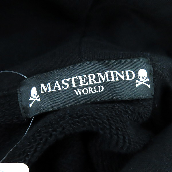 実際に弊社で買取させて頂いた【未使用】mastermind WORLD/マスターマインドワールド×XSET/エックスセット パーカー MC22S09-SW100-1/Mの画像 2枚目